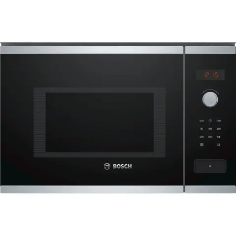 BOSCH BFL553MS0 Serie 4 Mikrohullámú sütő beépíthető nemesacél