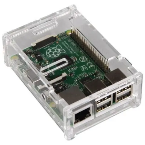 RASPBERRY PI 2/3 átlátszó ház RB-CASE 01