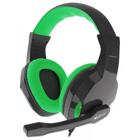 NATEC Argon 100 Headset fekete-zöld