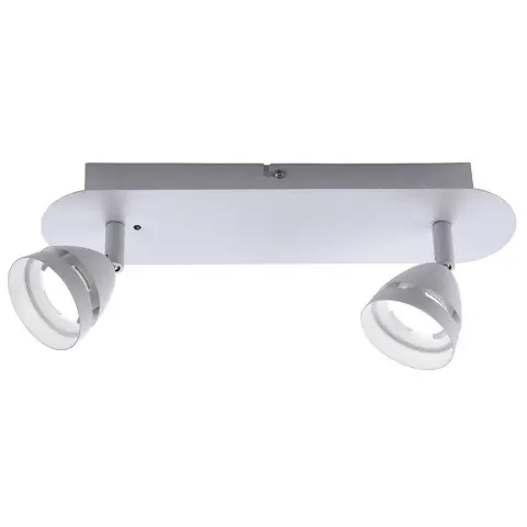 TRIO LIGHTING 850010231 Gemini 2-es mennyezeti spot lámpa fehér