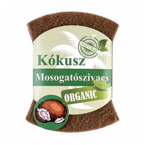 BIO NATURAL 14618 Dishwashing sponge 2 pcs coconut