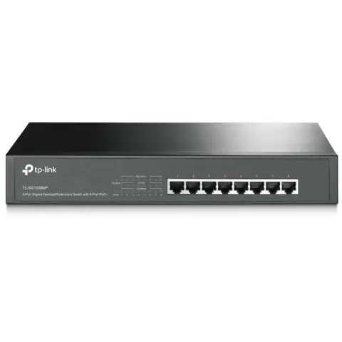 TP-LINK TL-SG1008MP 8-Port Gigabit Desktop/Rackmount Switch with 8-Port PoE+