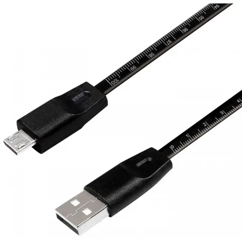LOGILINK USB Micro USB Átalakító Fekete 1m CU0158