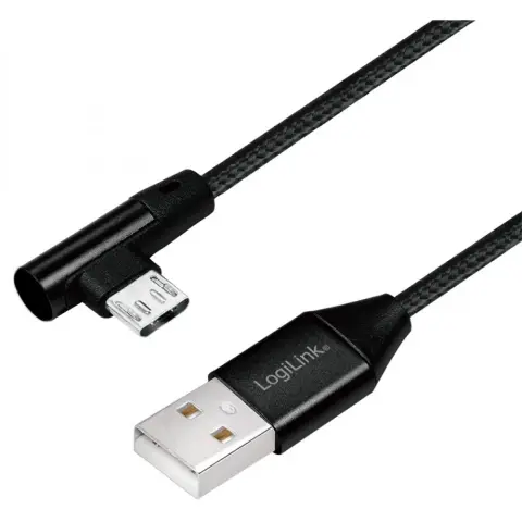 LOGILINK USB Micro USB Átalakító Fekete 1m CU0142