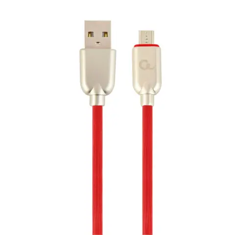 GEMBIRD USB Micro USB Átalakító Piros 2m CC-USB2R-AMmBM-2M-R