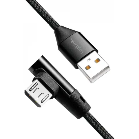 LOGILINK USB Micro USB Átalakító Fekete 30cm CU0141
