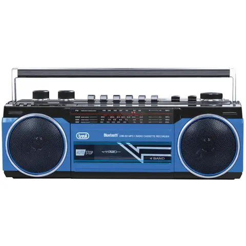 TREVI RR501 USB BT kazettás rádió kék