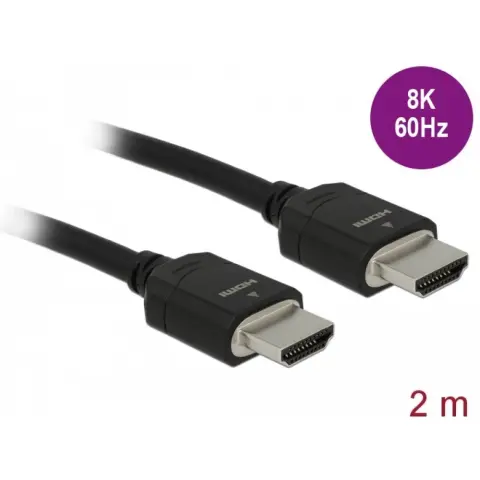 DELOCK HDMI Összekötő Fekete 2m 85294