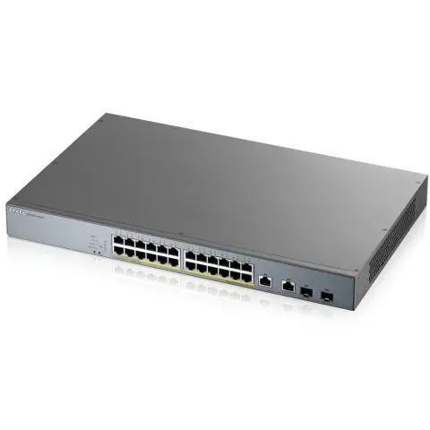 ZYXEL GS1350-26HP 24-port GbE Smart Managed PoE Switch with GbE Uplink