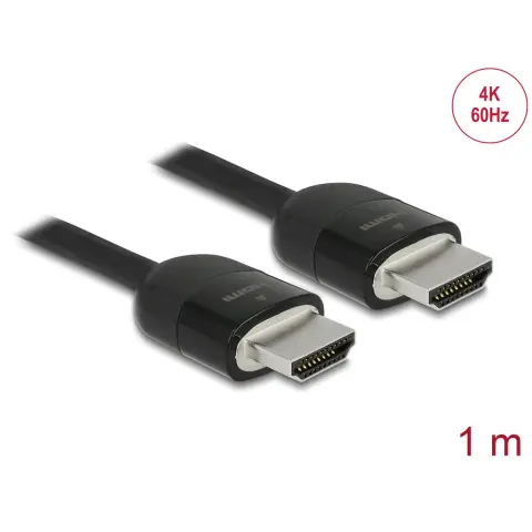 DELOCK HDMI Összekötő Fekete 1m 84963