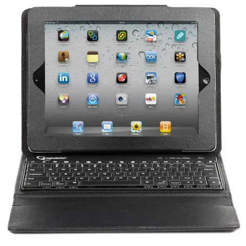 GEMBIRD TA-KBT97-001 iPad 2 Billentyúzetes tok US Angol fekete