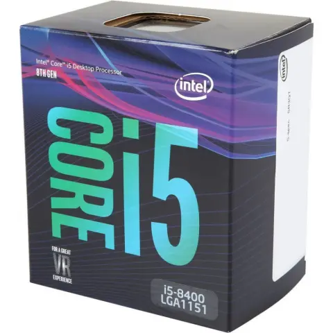 INTEL Core i5-8400 2.80GHz LGA-1151 300 BOX Intel hűtő ventilátorral
