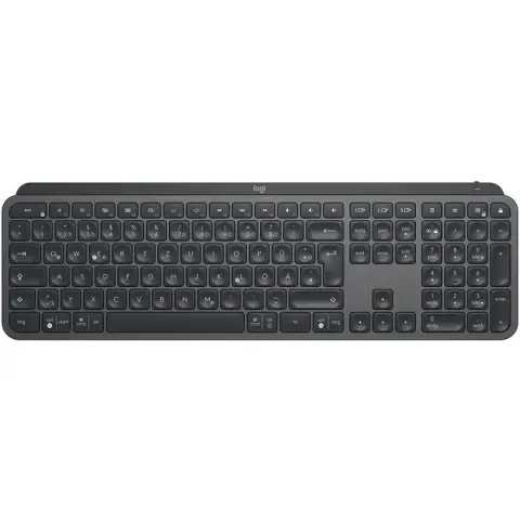 LOGITECH MX Keys kéztámasszal Német fekete