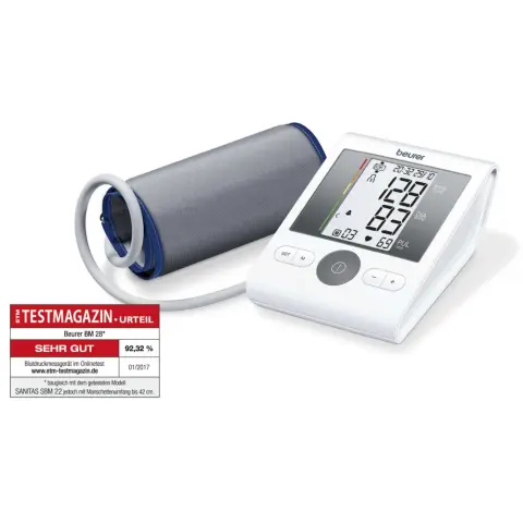 BEURER BM 28 upper arm blood pressure- and Heart Rate Monitor