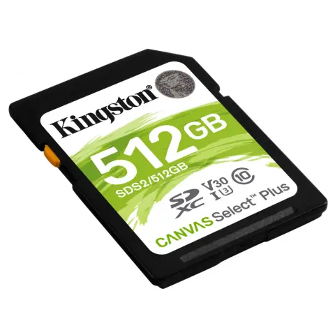 KINGSTON Canvas Select Plus 512GB SDXC 85 MB/s SDS2/512GB