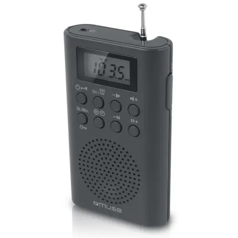 MUSE M-03R Rádió fekete