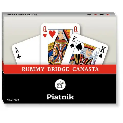 PIATNIK Standard Römi kártya 2x 55 lap