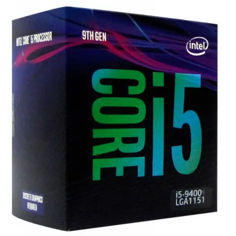 INTEL Core i5-9400 2.90GHz LGA-1151 300 BOX Intel hűtő ventilátorral