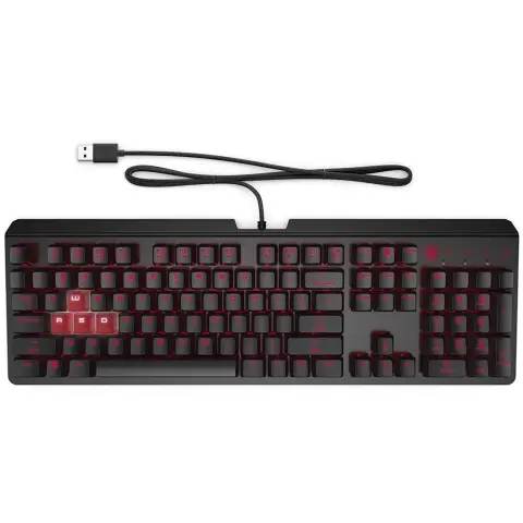 HP OMEN Encoder MX Red Angol fekete