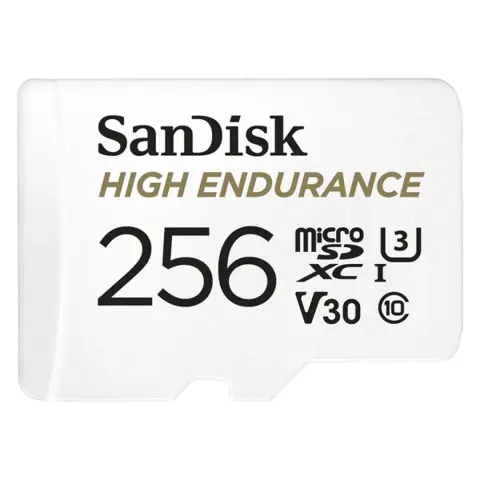 SANDISK High Endurance 256GB MicroSDXC 40 MB/s 183568
