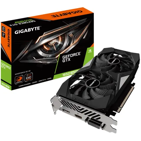 GIGABYTE GV-N165SWF2OC-4GD GeForce GTX 1650 4GB GDDR6 Super Windforce OC PCIE