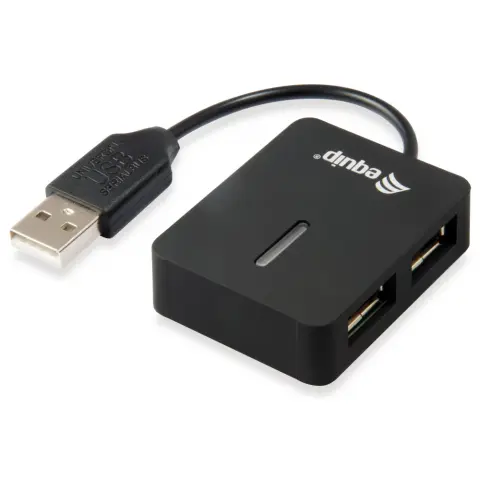 EQUIP 4 Ports Travel USB Hub 128952