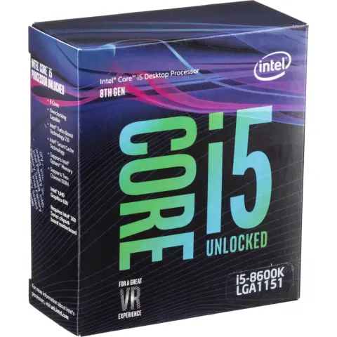 INTEL Core i5-8600K 3.60GHz LGA-1151 300 BOX