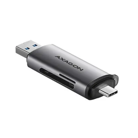 AXAGON CRE-SAC SuperSpeed USB-C+USB-A kártyaolvasó