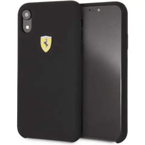 FERRARI Silikon SF case štit logo iPhone XR crno