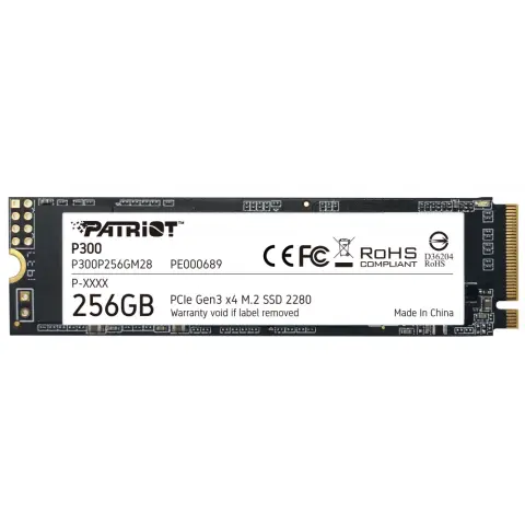 PATRIOT 256GB P300 M.2 PCIe M.2 2280 P300P256GM28