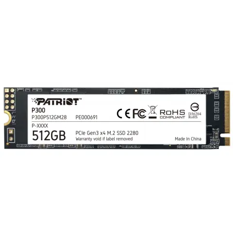 PATRIOT 512GB P300 M.2 PCIe M.2 2280 P300P512GM28