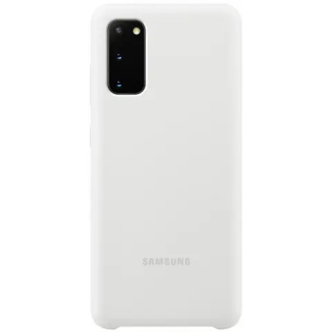 SAMSUNG EF-PG980T Silicone Cover for Galaxy S20 fehér