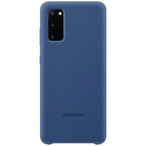 SAMSUNG EF-PG980T Silicone Cover for Galaxy S20 kék