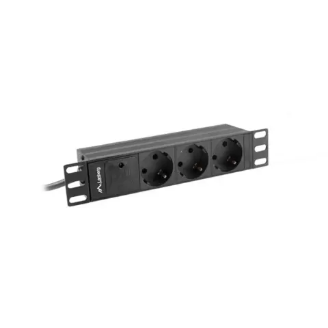 LANBERG PDU-03F-0200-BK 3 aljzat elosztó 2m fekete
