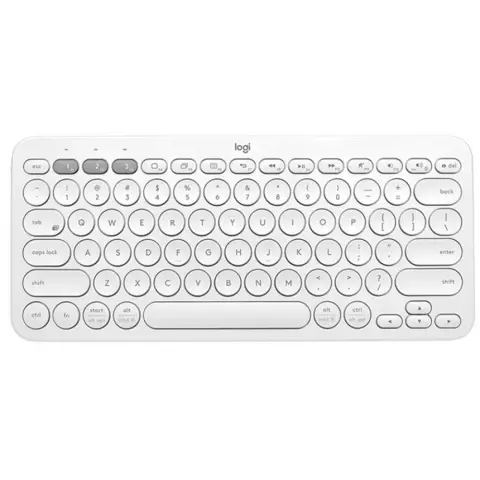 LOGITECH K380 Multi-Device Bluetooth Keyboard US Angol fehér