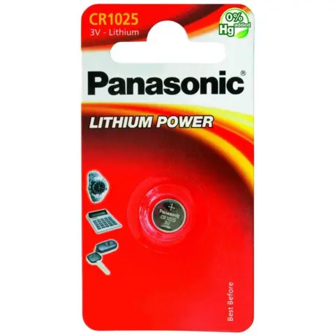 PANASONIC CR1025 3V gombelem (CR) 1db