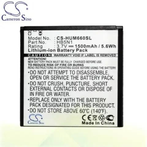 CAMERON SINO MetroPCS BCC1023 utángyártott akkumulátor 1500mAh 3.7V