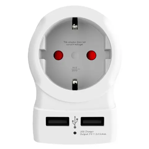 SKROSS 1.500281 Europe to USA 2x USB