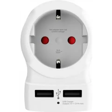 SKROSS 1.500280 Europe to UK 2x USB