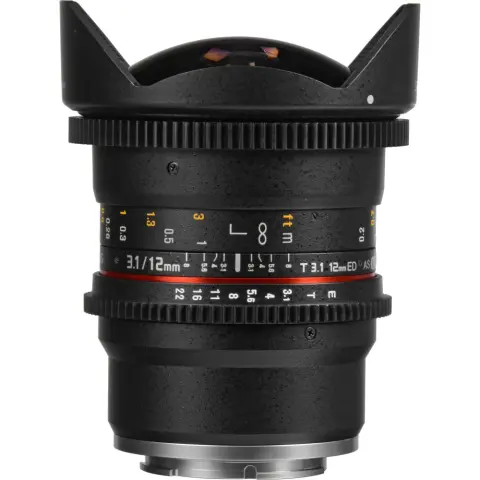 SAMYANG 12mm T3.1 VDSLR ED AS NCS Fish-eye (Sony E)