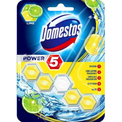 DOMESTOS Power 5 WC fertőtlenítő 1 db-os lime