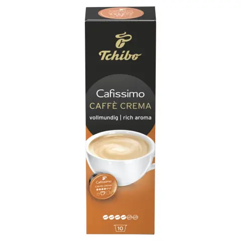 TCHIBO Cafissimo Caffé Crema Rich coffee capsules 10 pcs