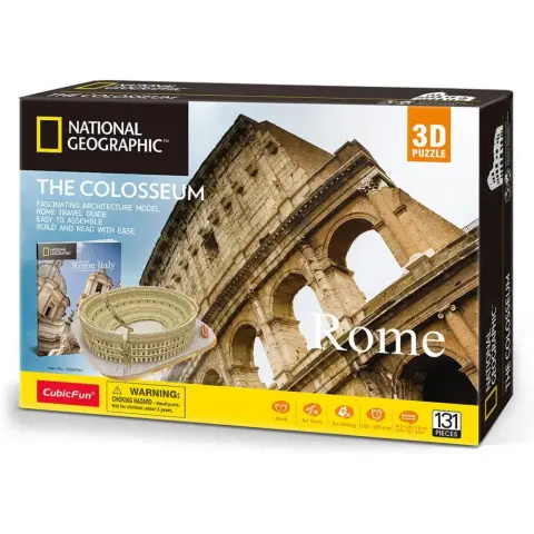 CUBICFUN 3D puzzle játék 131 darabos City Traveller Róma Colosseum