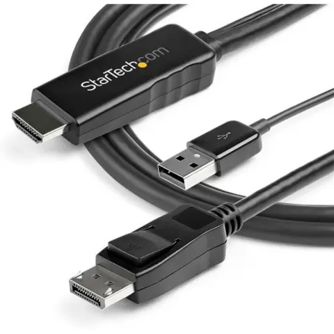 STARTECH HDMI DisplayPort Átalakító Fekete 3m HD2DPMM3M