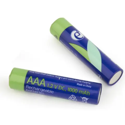 GEMBIRD Rechargeable Ni-MH mikro ceruza akku (AAA) 1000mAh 2db