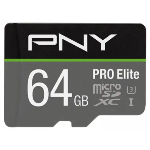 PNY PRO Elite 64GB MicroSDXC 90 MB/s P-SDU64GV31100PRO-GE