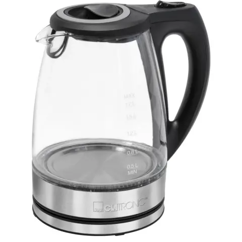 CLATRONIC WKS 3744 G Vízforraló 2200W 1.7L üveg / inox
