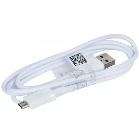 SAMSUNG adatkábel USB - microUSB. 100cm. FEHÉR OEM/bulk csomagolás