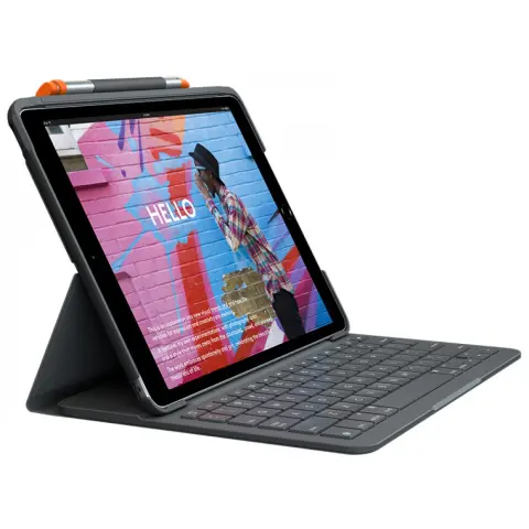 LOGITECH Slim Folio iPad (10. gen) tok US grafit