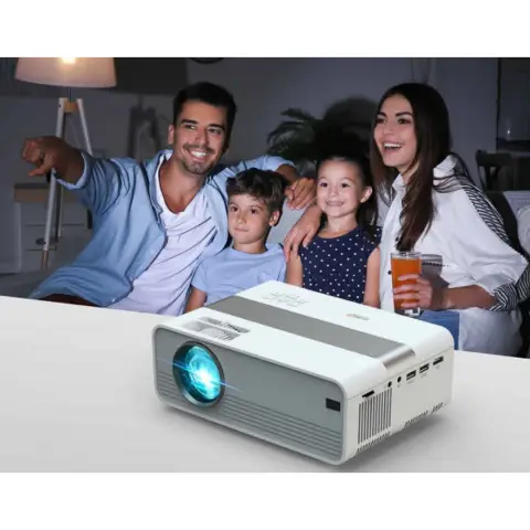 TECHNAXX TX-127 Mini HD LED projector white